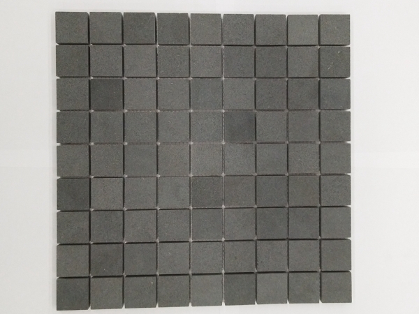 tuiles de mur de mosaïque de basalte noir andesite