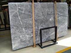 Panneaux de mur en pierre de marbre gris de vison