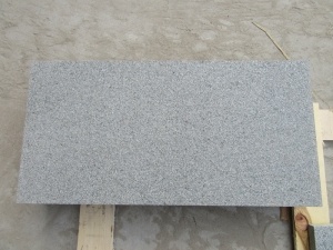 Nouveaux pavés en granite gris foncé G654 gris flammé