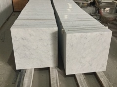 bonne qualité Carrara marbre blanc