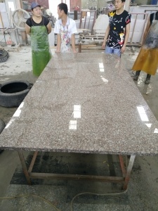 carrelages de sol de cuisine en granit poli luoyuan rouge g664