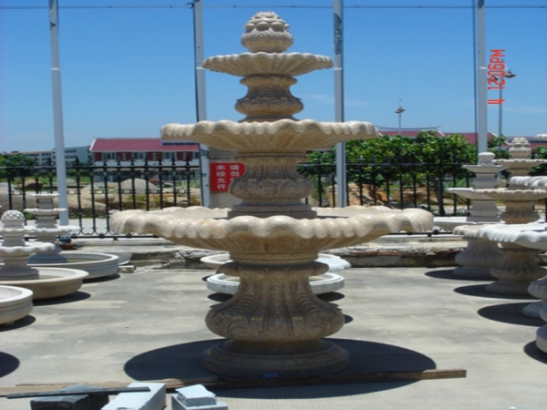 fontaines de caractéristique d'eau décorative de jardin de granit