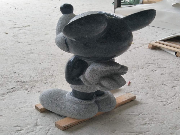 personnalisé g654 gris foncé granit moderne maison sculptures