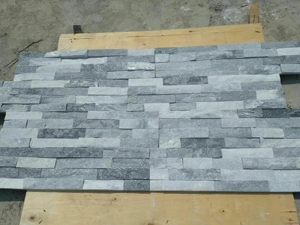 panneaux de mur d'ardoise gris nuageux carreaux de mosaïque de revêtement