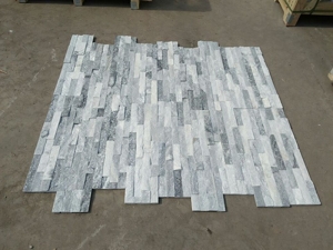 panneaux de mur d'ardoise gris nuageux carreaux de mosaïque de revêtement
