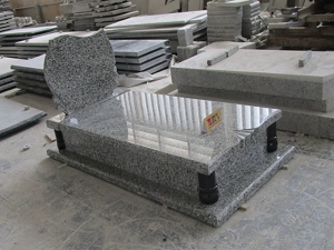 cygne gris granit simple enterrement dalles de tombes