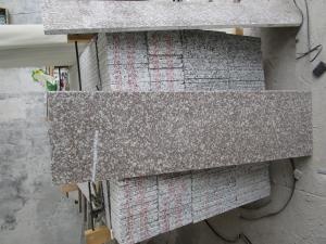 g664 brun marron granit escalier bullnose edge