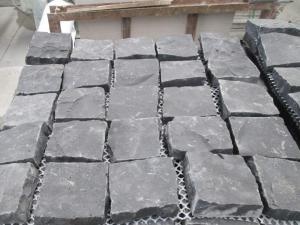 shanxi noir granit naturel cubes trottoir