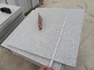 g603 dalles de granit blanches et grises en granit