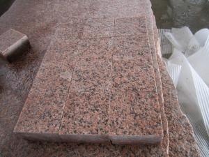 Pierre de pavé de granit rouge de granit de Tianshan