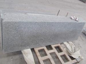 Dessus de granit de mur de cuisine préfabriquée grise blanche G603