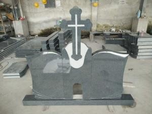 Sculpture Padang Dark Grey Granite Ogee pierres tombales