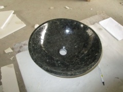 Emerald Pearl Granite Countertop Round Wash Basin