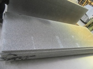 Dalles de pavage polies granit gris clair G602