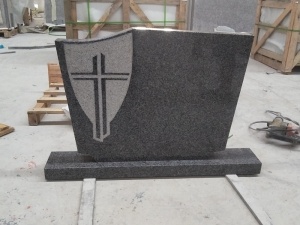Nouvelles pierres tombales funéraires en pierre tombale sculptée en croix G654