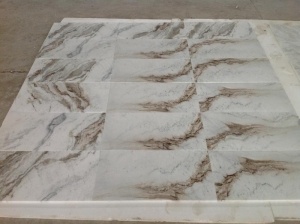Chine Castro Arabile blanc marbre Arabescato Venato dalle polie coupé à la taille du projet