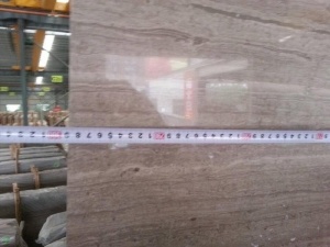 Tuiles de dalles de marbre de la Chine nouvelle veine grise en bois