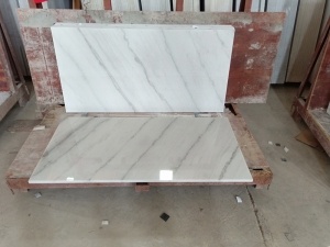 Carreaux de marbre blanc de Carrare Guangxi