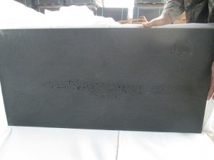 revêtement mural de carrelage au basalte noir hainan noir
