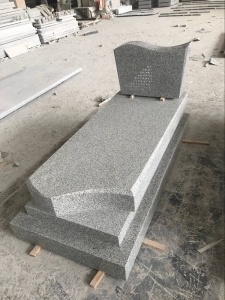 pierre tombale g603 en granit gris style israël