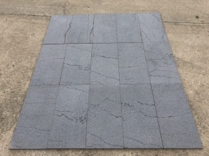 hainan basaltique noir pierre de lave tuiles brutes