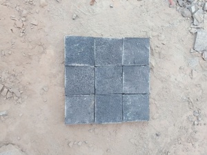 zhanjiang basalte naturel pierre divisée