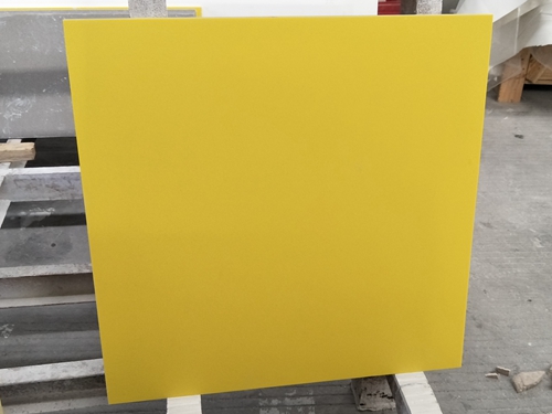 couleur jaune pierre artificielle polie